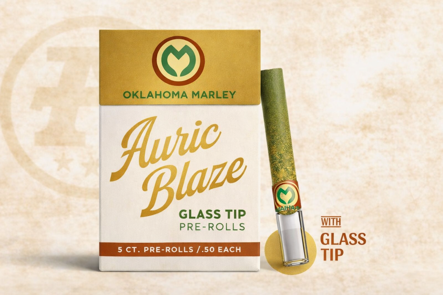 Auric Blaze Glass Tip Pre-Rolls